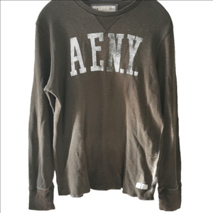 American Eagle Outfitters Men's khaki shirt. Size XL. EUC